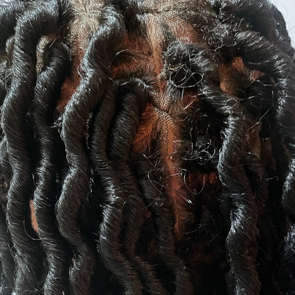 Full Lace Braided Wig Synthetic Knotless Box Goddess Faux Locs Braided Wig - Picture 9 of 12